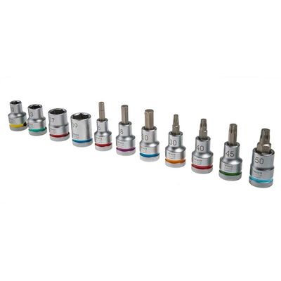 Wera Click-Torque C 3 Set 1 Click Torque Wrench Set, 40 → 200Nm, 1/2 in Drive
