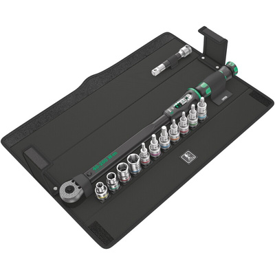 Wera Click-Torque C 3 Set 1 Click Torque Wrench Set, 40 → 200Nm, 1/2 in Drive