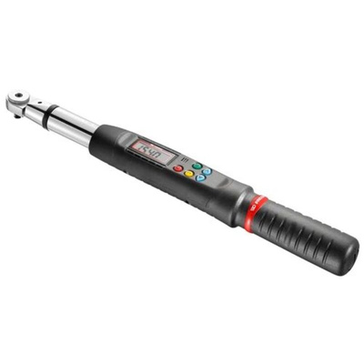 Facom Digital Torque Wrench, 1.5 → 30Nm, 1/4 in Drive, Square Drive, 9 x 12mm Insert