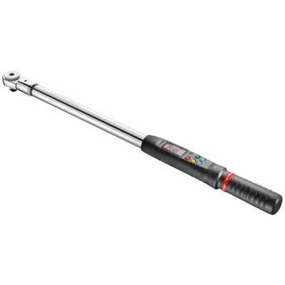 Facom Digital Torque Wrench, 17 → 340Nm, 1/2 in Drive, Square Drive, 14 x 18mm Insert