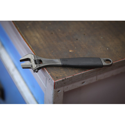 Bahco Adjustable Spanner, 257 mm Overall, 33mm Jaw Capacity, Plastic Handle