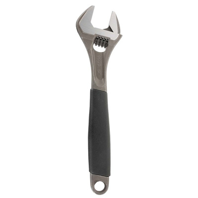 Bahco Adjustable Spanner, 308 mm Overall, 34mm Jaw Capacity, Plastic Handle