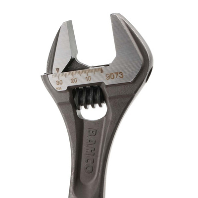 Bahco Adjustable Spanner, 308 mm Overall, 34mm Jaw Capacity, Plastic Handle