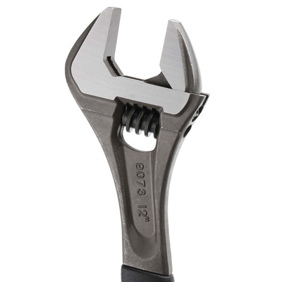 Bahco Adjustable Spanner, 308 mm Overall, 34mm Jaw Capacity, Plastic Handle