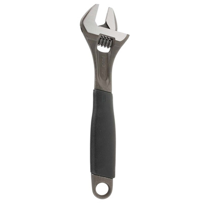 Bahco Adjustable Spanner, 257 mm Overall, 31mm Jaw Capacity, Plastic Handle
