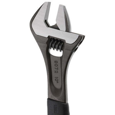 Bahco Adjustable Spanner, 257 mm Overall, 31mm Jaw Capacity, Plastic Handle