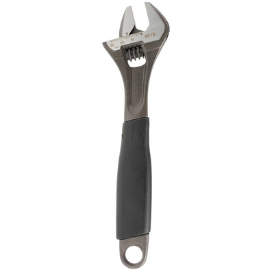Bahco Adjustable Spanner, 257 mm Overall, 31mm Jaw Capacity, Plastic Handle