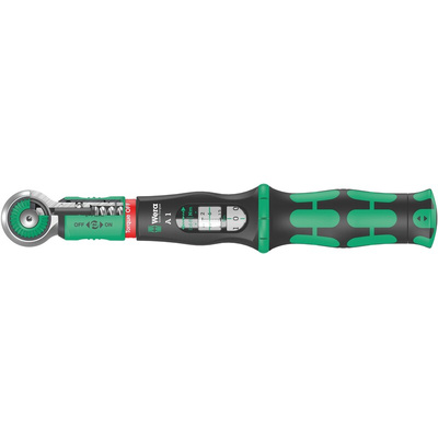 Wera Safe-Torque A 1 Click Torque Wrench, 2 → 12Nm, 1/4 in Drive, Square Drive