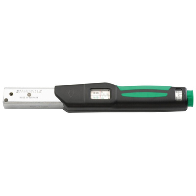 STAHLWILLE 4018754295234 Click Torque Wrench, 4 → 20Nm, 28 mm Drive, Hex Drive, 9 x 12mm Insert
