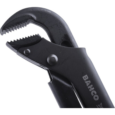 Bahco Pipe Wrench, 430.0 mm Overall, 65mm Jaw Capacity, Plastic Handle