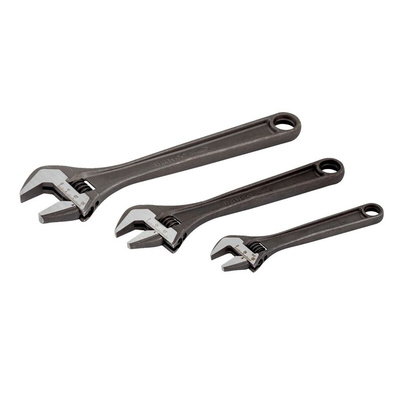 Bahco Adjustable Spanner, 30mm Jaw Capacity, Metal Handle