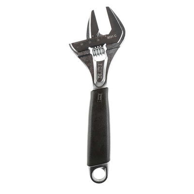 Bahco Adjustable Spanner, 218 mm Overall, 38mm Jaw Capacity, Plastic Handle