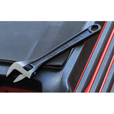 RS PRO Adjustable Spanner, 254 mm Overall, 30mm Jaw Capacity, Metal Handle