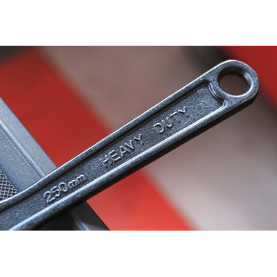RS PRO Adjustable Spanner, 254 mm Overall, 30mm Jaw Capacity, Metal Handle