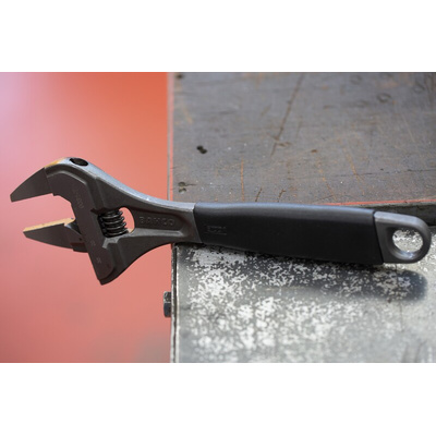 Bahco Adjustable Spanner, 218 mm Overall, 38mm Jaw Capacity, Plastic Handle