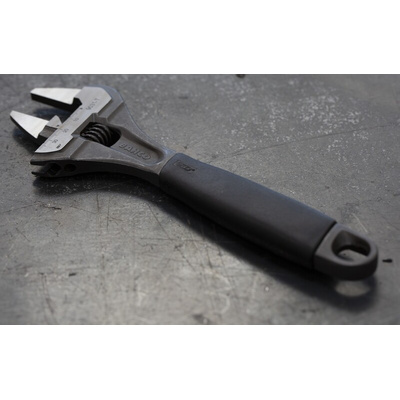 Bahco Adjustable Spanner, 218 mm Overall, 38mm Jaw Capacity, Plastic Handle
