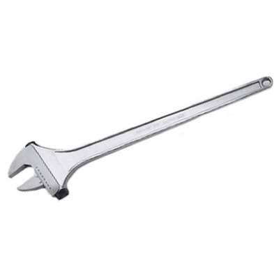 Bahco Adjustable Spanner, 750 mm Overall, 77mm Jaw Capacity, Metal Handle