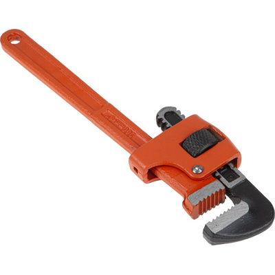Bahco Pipe Wrench, 203.0 mm Overall, 25mm Jaw Capacity, Metal Handle