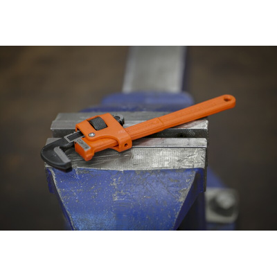 Bahco Pipe Wrench, 203.0 mm Overall, 25mm Jaw Capacity, Metal Handle
