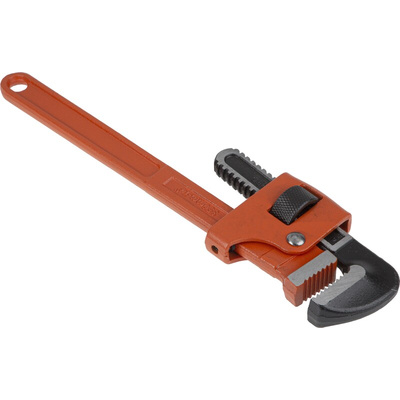 Bahco Pipe Wrench, 355.0 mm Overall, 51mm Jaw Capacity, Metal Handle