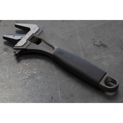 Bahco Adjustable Spanner, 218 mm Overall, 39mm Jaw Capacity, Plastic Handle