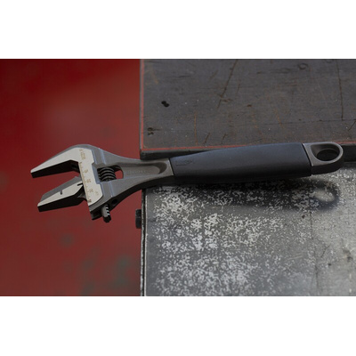 Bahco Adjustable Spanner, 218 mm Overall, 39mm Jaw Capacity, Plastic Handle
