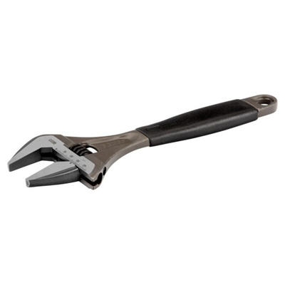 Bahco Adjustable Spanner, 324 mm Overall, 55.6mm Jaw Capacity, Plastic Handle