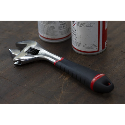 Facom Adjustable Spanner, 209 mm Overall, 27mm Jaw Capacity, Plastic Handle