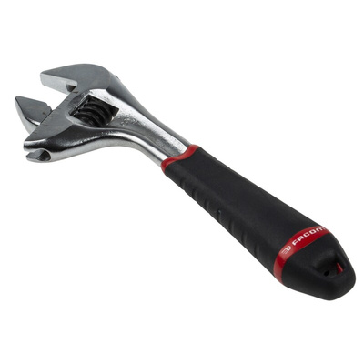Facom Adjustable Spanner, 209 mm Overall, 27mm Jaw Capacity, Plastic Handle
