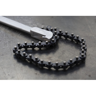 RS PRO Chain Wrench, 500 mm Overall, 304.8mm Jaw Capacity, Metal Handle