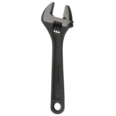 Gedore Adjustable Spanner, 155 mm Overall, 20mm Jaw Capacity, Metal Handle