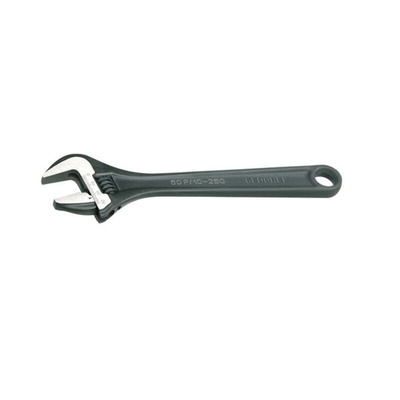 Gedore Adjustable Spanner, 155 mm Overall, 20mm Jaw Capacity, Metal Handle