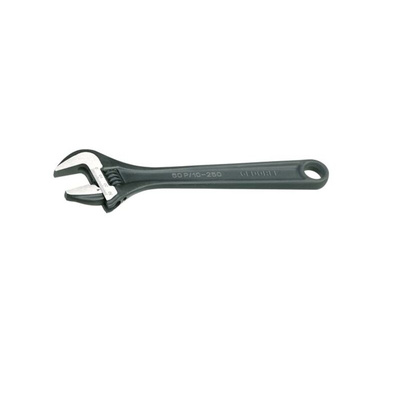 Gedore Adjustable Spanner, 255 mm Overall, 30mm Jaw Capacity, Metal Handle
