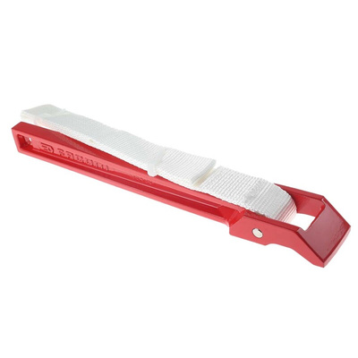 Facom Strap Wrench, 760 mm Overall, 125mm Jaw Capacity, Metal Handle