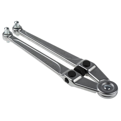 Facom Adjustable Spanner, 245 mm Overall, 100mm Jaw Capacity, Metal Handle
