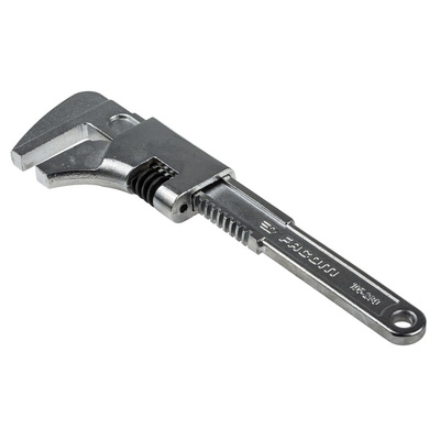 Facom Adjustable Spanner, 280 mm Overall, 70mm Jaw Capacity, Metal Handle