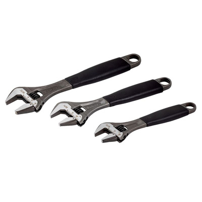 Bahco Adjustable Spanner, 30mm Jaw Capacity, Plastic Handle