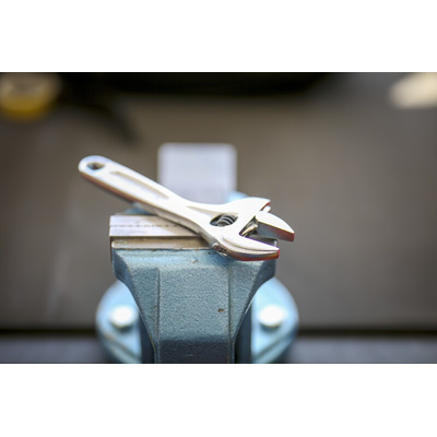 Facom Adjustable Spanner, 160 mm Overall, 30mm Jaw Capacity, Metal Handle