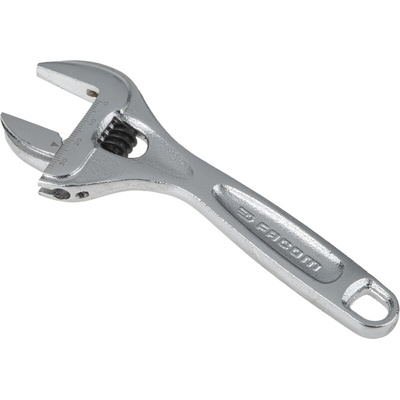 Facom Adjustable Spanner, 160 mm Overall, 30mm Jaw Capacity, Metal Handle