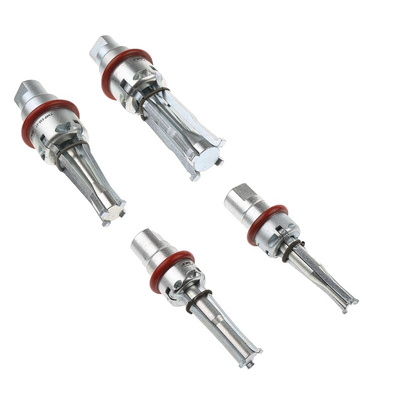 SKF Hand Bearing Puller, 7 → 9 mm, 10 → 12 mm, 15 → 17 mm, 20 → 28 mm Capacity, 6-Piece