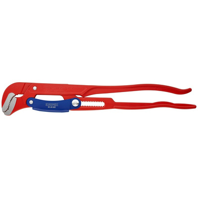 Knipex Pipe Wrench, 560 mm Overall, 70mm Jaw Capacity, Metal Handle