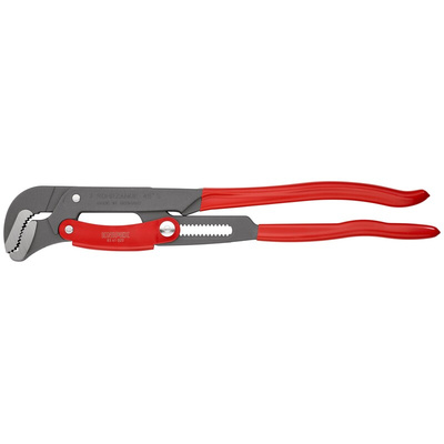 Knipex Pipe Wrench, 560 mm Overall, 70mm Jaw Capacity, Metal Handle