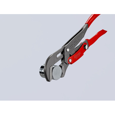 Knipex Pipe Wrench, 330 mm Overall, 42mm Jaw Capacity, Plastic Handle