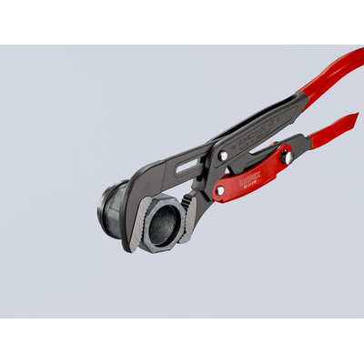 Knipex Pipe Wrench, 420 mm Overall, 60mm Jaw Capacity, Plastic Handle