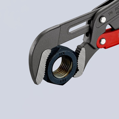 Knipex Pipe Wrench, 420 mm Overall, 60mm Jaw Capacity, Plastic Handle