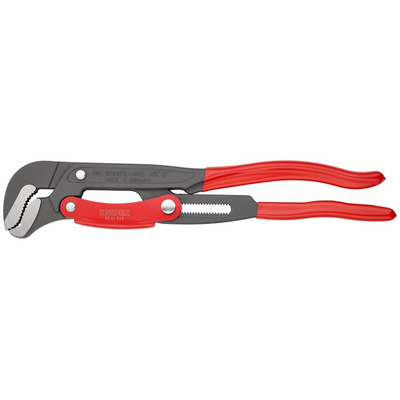Knipex Pipe Wrench, 420 mm Overall, 60mm Jaw Capacity, Plastic Handle