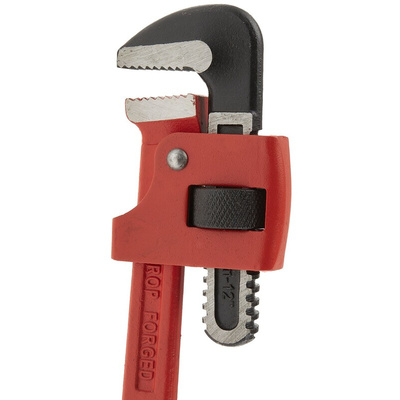 Ega-Master Pipe Wrench, 304.8 mm Overall, 25.4mm Jaw Capacity, Metal Handle