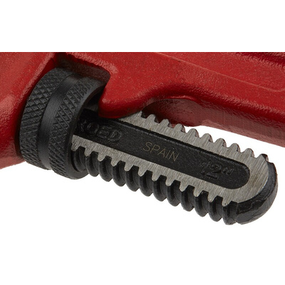 Ega-Master Pipe Wrench, 304.8 mm Overall, 50.8mm Jaw Capacity, Metal Handle