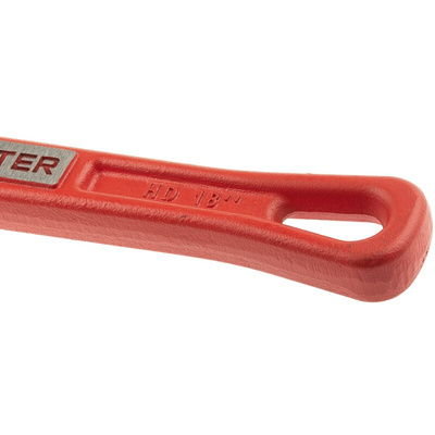 Ega-Master Pipe Wrench, 457.2 mm Overall, 50.08mm Jaw Capacity, Metal Handle