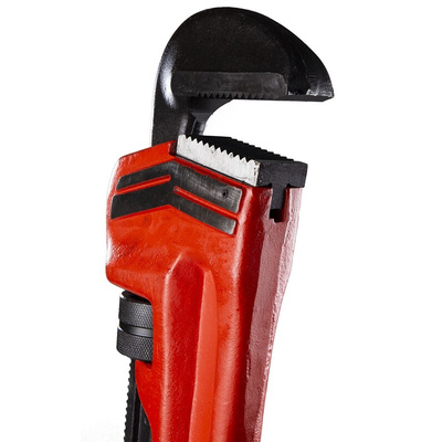 Ega-Master Pipe Wrench, 1219.2 mm Overall, 152.4mm Jaw Capacity, Metal Handle